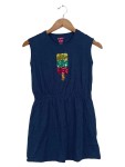 Vorschaubild 1 von Sommerkleid Blau Gr. 152 Kinder Freizeit Eis Applikation Pailletten