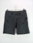 Vorschaubild 2 von Damen Jeans Shorts Grau W29/38 Casual Fransen Cut-Outs Baumwolle