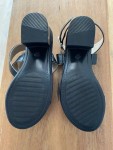 Vorschaubild 14 von Sandaletten Damen Leder Schwarz Gr. 37 Casual Blockabsatz