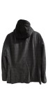 Vorschaubild 2 von Herren Sweatjacke Grau Kariert Kapuze Gr. 52 XL