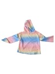 Vorschaubild 2 von Kinder Kapuzenpullover Hoodie Mehrfarbig Farbverlauf Gr. 140