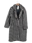 Vorschaubild 1 von Klassischer Mantel Damen Schwarz Gr. 46/3XL Polyester Langarm Elegant