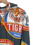 Vorschaubild 2 von Herren Langarmshirt Tiger Elefant Print Baumwolle Mehrfarbig Gr. 44/XS