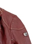 Vorschaubild 5 von Lederjacke Damen XS Rot Casual Bikerjacke Echtleder