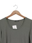 Vorschaubild 3 von Damen Langarmshirt 3/4 Arm Oliv Gr. 44 Modal Casual Stickerei