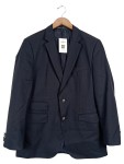 Vorschaubild 1 von Herren Anzug Sakko + Hose Gr. 48 Blau Business Nadelstreifen