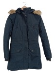 Vorschaubild 1 von Parka Damen Gr. 34/XS Blau Polyester Uni Praktisch Outdoor