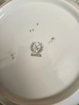 Vorschaubild 5 von Konfektschale Porzellan Weiß Klassisch Festlich 24,5cm Rüsche Metallic