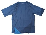Vorschaubild 2 von Sportshirt Herren Gr. 52/XL Blau Polyester Streifen Sportlich Kurzarm
