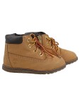 Vorschaubild 1 von Stiefel Kinder Gr. 26 Braun Leder Schnürung Reißverschluss 1 cm Uni