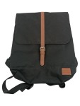 Vorschaubild 1 von Rucksack Schwarz Casual mit Lederriemen Damen Herren