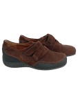 Vorschaubild 1 von Damen Mokassins Slipper Gr. 41 Braun Casual Klettverschluss