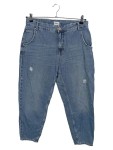 Vorschaubild 1 von Damen Destroyed Jeans L Blau Casual Mom Fit Used Look