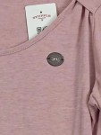 Vorschaubild 3 von Damen Langarmshirt Gr. 40/L Rosa Casual Meliert Baumwolle