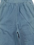 Vorschaubild 2 von Jeanskleid Kinder Gr. 152 Blau Baumwolle Uni Casual Freizeit Rüschen L21