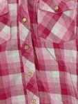 Vorschaubild 4 von Damen Hemdbluse Karohemd Pink Gr. 36/S Casual Langarm