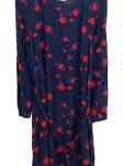 Vorschaubild 2 von Freizeitkleid Damen Mehrfarbig Gr. 42/XL Viskose Grafisch Casual 120 cm