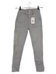 Vorschaubild 1 von Damen Cargohose Gr. 40 Grau Casual Baumwolle