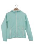 Vorschaubild 1 von Damen Outdoorjacke Fleecejacke Kapuze Gr. 36/S Türkis