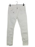 Vorschaubild 1 von Stoffhose Damen Gr. 38 Weiß Casual Baumwolle Knopf