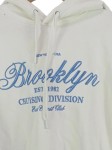 Vorschaubild 2 von Kinder Kapuzenpullover Gr. 140 Weiß Schriftzug Casual Baumwolle