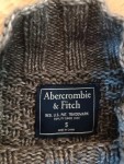 Vorschaubild 5 von Damen Pullover gestreift Rollkragen Grau Gr. 36/S
