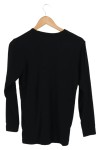 Vorschaubild 2 von Damen Bluse Langarm Schwarz Gr. 36/S Casual Minimalistisch