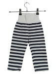 Vorschaubild 1 von Kinder Jogginghose gestreift Gr. 80 Schwarz-Weiß Baumwolle Komfortabel