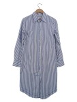 Vorschaubild 1 von Gestreiftes Hemdblusenkleid Damen Mehrfarbig Gr. 44 Midikleid