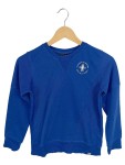 Vorschaubild 1 von Kinder Pullover Gr. 140 Blau Langarm Logo-Print Sweatshirt