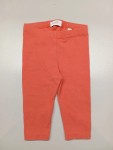 Vorschaubild 2 von Mädchen Leggings Gr. 62 Orange Uni Baumwolle Basic Kinderhose