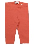 Vorschaubild 1 von Mädchen Leggings Gr. 62 Orange Uni Baumwolle Basic Kinderhose
