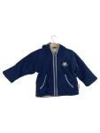 Vorschaubild 1 von Fleecejacke Kinder Blau Gr. 86 Baumwolle Tiermotive Casual Langarm