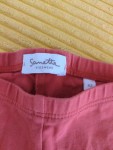 Vorschaubild 3 von Mädchen Leggings Gr. 62 Orange Uni Baumwolle Basic Kinderhose