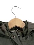 Vorschaubild 4 von Mädchen Parka Jacke Grün Gr. 128 Kapuze Gesteppt Freizeit