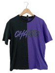 Vorschaubild 1 von T-Shirt Herren M Streetwear Schwarz Lila Chaotic Print
