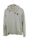 Vorschaubild 1 von Kapuzenpullover Herren Grau Gr. 48/M Baumwolle Polyester Meliert Casual