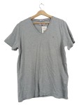 Vorschaubild 1 von T-Shirt Herren Grau Gr. 54/XXL Baumwolle Meliert Casual Kurzarm