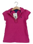 Vorschaubild 1 von Poloshirt Kinder Gr. 104 Pink Kurzarm Baumwolle Preppy