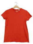 Vorschaubild 1 von Damen T-Shirt Orange Uni Baumwolle Gr. 34/XS Logo Casual