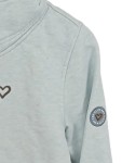 Vorschaubild 4 von Alife and Kickin Sweatjacke Damen Blau Gr. 38/M Melange Kapuze Freizeit
