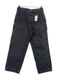 Vorschaubild 1 von Jeans Straight Leg Herren Grau Gr. W32/50 Baumwolle Uni Streetwear Freizeit