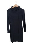 Vorschaubild 1 von Strickkleid Bleistiftkleid Elegant Business Wolle Schwarz Gr. 36 S