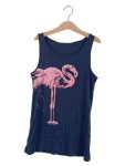 Vorschaubild 1 von Kinder T-Shirt Flamingo Print Blau Gr. 152/158 Baumwolle Casual