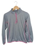 Vorschaubild 1 von Kinder Fleecejacke Gr. 164 Grau Sportlich Outdoor Reißverschluss