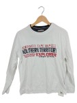 Vorschaubild 1 von Langarmshirt Herren M Weiß Schriftzug Outdoor Baumwolle