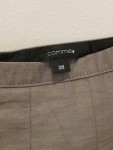 Vorschaubild 7 von , Faltenrock Midirock Damen 38 M Baumwolle Mehrfarbig Beige Schwarz