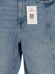 Vorschaubild 2 von Jeans Damen Straight Leg Gr. 24 Blau Casual Baumwolle