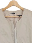 Vorschaubild 3 von , Etuikleid Business Punkte Beige Gr. 42 Baumwolle Elegant
