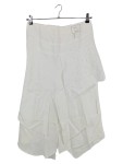 Vorschaubild 1 von Faltenrock Damen Gr. 40 Weiß Leinen Baumwolle Feminin